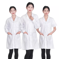Meilleures ventes 2022 : Blouses de laboratoire médicales unisexes tendance, uniformes personnalisables pour hôpitaux, dentistes, médecins et infirmières