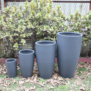 Decorativo rotondo nordico interno grande <span class=keywords><strong>cemento</strong></span> fioriere e vasi da giardino per la casa - Product Image 4