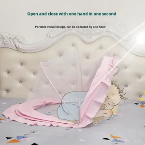 Zanzariera per <span class=keywords><strong>Lettino</strong></span> <span class=keywords><strong>Neonato</strong></span> di Alta Qualità / Culla Confortevole per Neonati con Design Traspirante - Product Image 4