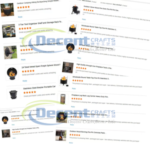 Brasero de Hierro Resistente a la Intemperie para EE. UU. y la UE, Tazón de Hierro Fundido de Alta Resistencia con Pantalla Antichispas para Patio Trasero al Aire Libre - Product Image 2