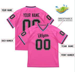 Tontons Custom Retro Transpirable Tallas grandes Poliéster Fútbol Recortado Oversized American Mesh Jersey - Product Image 2