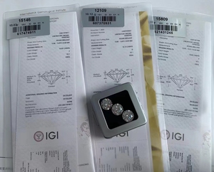 VENTE EN GROS Diamant de laboratoire cultivé blanc de qualité D, taille brillant rond, certifié IGI, 2,0 carats - Product Image 5