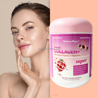 Poudre de collagène marin WelnessWays avec biotine, vitamine C et mélatonine favorisant une peau saine, complément anti-âge, vente en gros