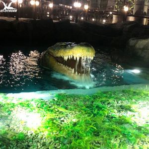 <span class=keywords><strong>Cocodrilo</strong></span> Animatronic a prueba de agua de tamaño natural, gran <span class=keywords><strong>Robot</strong></span>, escultura de <span class=keywords><strong>cocodrilo</strong></span> Animal para centros comerciales, casas de juegos, Parque salvaje, jungla - Product Image 5