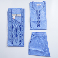 Tenue Traditionnelle Africaine H&D : Ensemble Formel Bazin Riche Dashiki (Chemise, Pantalon, Robe) – Vêtements Africains pour Hommes