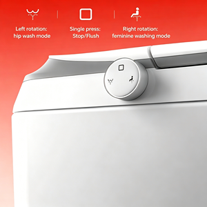 Inodoro Inteligente de Nuevo Estilo con Sensor de Área Completa, Calentamiento Instantáneo, SPA Frío y Caliente, con Función de Descarga y Secado, para Baño - Product Image 2
