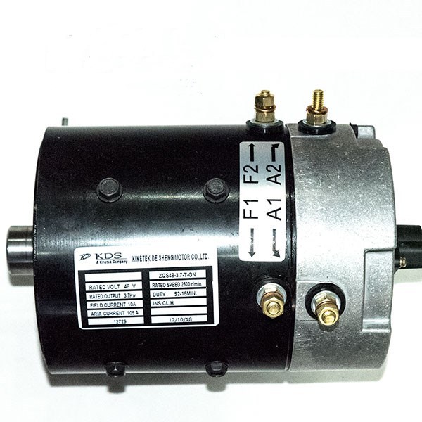 High Rpm Electric Brushed Dc Motor 48v 3.7kw Electric Forklift Club Car Dc Motor