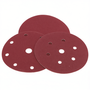 Disco de Lijado con Velcro Ttake, Grano 80, Abrasivo de Corindón para Pulir Madera y Metal - Product Image 2