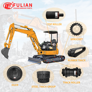 Mini Graafmachine Onderstel Onderdelen Rubber Ruck Tandwiel Stalen Spoor Groep Idler Top Bottom Roller Voor <span class=keywords><strong>Case</strong></span> Ck Cx Serie - Product Image 1