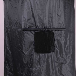 Carpa Infantil de Vinilo Negro con Forma de Domo, Casa de Juegos Interior de Tela Oxford, Plegable y Segura, Carpa Negra para Niños de 2 a 4 Años, Unisex - Product Image 2