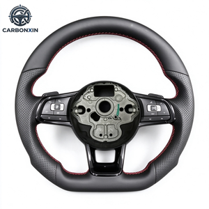 Accesorios Volkswagen Deportivos, Volante Deportivo de 3 Radios en Cuero Completo para Polo, Golf 6 GTD, Jetta, Tiguan, Passat B7 B8 GTI R GTD - Product Image 3