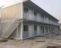 Maisons conteneurs modulaires préfabriquées en acier à assemblage rapide de 20 et 40 pieds, design contemporain pour bureaux et ateliers