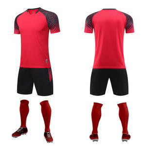 Venta al por mayor marca 1 modelo YY00011 de manga corta de secado rápido conjuntos de camisetas de fútbol para niños adultos estudiantes juegos de entrenamiento - Product Image 1