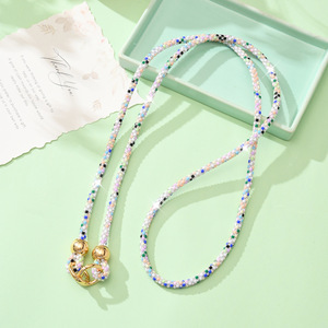 Cinturino per <span class=keywords><strong>Telefono</strong></span> con Cristalli Glitterati e Strass, Laccetto Bling per Cellulare, Cordino a <span class=keywords><strong>Tracolla</strong></span> per Smartphone - Product Image 5