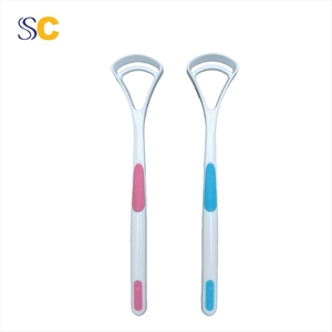 ที่ขูดลิ้นพลาสติกแบบใช้ครั้งเดียวทิ้ง สำหรับดูแลสุขภาพช่องปาก เป็นมิตรต่อสิ่งแวดล้อม ช่วยลดกลิ่นปาก สำหรับผู้ที่มีคราบลิ้นหนาสีขาว - Product Image 2