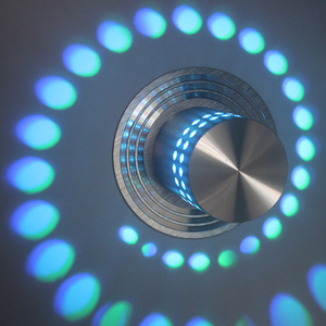 Modern LED Aluminum Integrated Circuit <b>Ceiling</b> <b>Fan</b> Light RGB <b>Wall</b> Lamps with Decorative Style and <b>Remote</b> <b>Control</b> Fixtures - Product Image 5