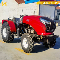 Tracteur agricole 4x4 de 80 CV, prix de gros, certifié CE EPA Euro 5, entièrement hydraulique, pour jardin et terres agricoles