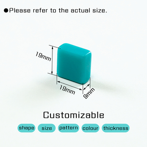ลูกบาศก์สี่เหลี่ยมขนาดเล็กทึบทำจากพลาสติกทึบแสงตามสั่งขนาด1.9*0.9ซม. จากเยอรมันอุปกรณ์เสริม<span class=keywords><strong>เกม</strong></span>กระดาน <span class=keywords><strong>Azul</strong></span> ว่างเปล่า - Product Image 6