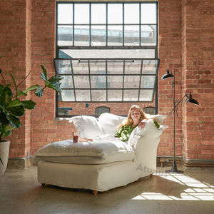 ATUNUS Canapé Simple Fauteuil Salon Hotel Meubles Inclinable 1 Place Doux Fauteuil Canape Chaise Avec Pouf - Product Image 6