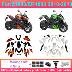 Kit completo de carenado inyectado para motocicleta, compatible con Z1000 ER1000 2010 2011 2012 2013, kits de carrocería y carenados Zxmt Z1000/ER10 - Product Image 1