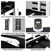 Tapis de course électrique domestique 2026, configuration standard, pliable, intelligent, motorisé, ultra-silencieux, pour marche aérobie