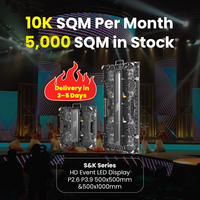 Yüksek Yenileme Hızlı 500x500mm Kabinli Kiralık LED Ekran Paneli P4.81, Dış Mekan Canlı Etkinlik Sahneleri İçin Kiralama ve Kurulum