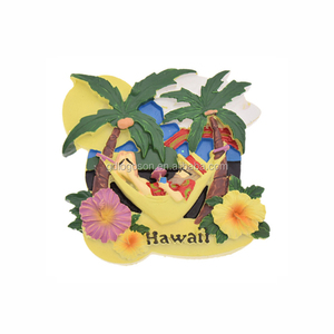 Collection de souvenirs de voyage de Saint-Martin Aimants en émail métallique Palmier de plage Aimants de réfrigérateur de l'île des <span class=keywords><strong>Caraïbes</strong></span> Logo personnalisé - Product Image 5