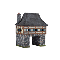 Kit maison de poupée en résine 1:12 Château elfe miniature OB11 diorama maison miniature