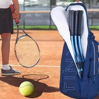 TINYAT Sac de tennis personnalisé en gros, sac de raquette de tennis avec compartiment pour chaussures – Grande Vente