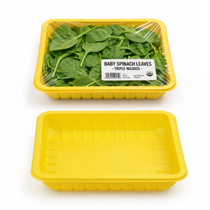 Barquette alimentaire scellable en PP de qualité alimentaire pour supermarché, idéale pour la viande, les fruits de mer surgelés, les fruits et légumes, sans BPA, avec logo personnalisé - Product Image 1