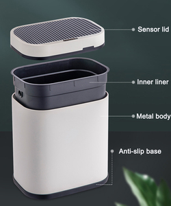 12 Liter Modern Smart Touchless Intelligent Garbage Can Metal Automatic <strong>Sensor</strong> <strong>Trash</strong> Bin - Product Image 5