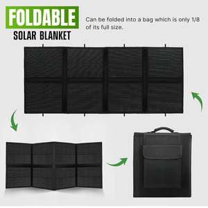 Panneaux solaires photovoltaïques monocristallins pliables portables de camping à haute efficacité bibo China Price, sortie USB 12V 200W - Product Image 4