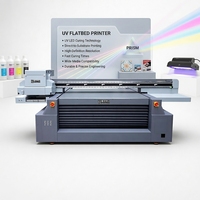 Imprimante UV à plat semi-automatique à grande clarté avec système de positionnement par vision 1612, machine d'impression jet d'encre grand format