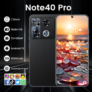 חדש note40 pro 5g חכם חדש הגעה <span class=keywords><strong>7</strong></span>.3 אינץ 16GB + 1 טלפון טלפון 16 טלפון נייד אנדרואיד 16 שיבוט - Product Image 2