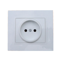 Norme européenne 250V moderne universel prise électrique lumière interrupteur mural et prise avec port USB de type c