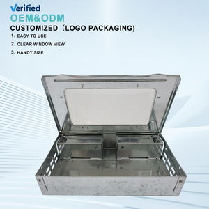 Piège à rats et à souris mécanique en métal, boîte de contrôle des rongeurs à capture multiple, appât vivant pour rats - Product Image 5