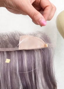 Prothèse capillaire transparente HD en dentelle, Topper frontal pour la ligne des <span class=keywords><strong>cheveux</strong></span>, couleur <span class=keywords><strong>sel</strong></span> <span class=keywords><strong>et</strong></span> <span class=keywords><strong>poivre</strong></span>, pour <span class=keywords><strong>cheveux</strong></span> reculés - Product Image 3