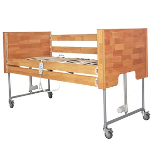 Lit médical pliable en bois, mobilier d'hôpital, de Style allemand, lit médical, offre spéciale