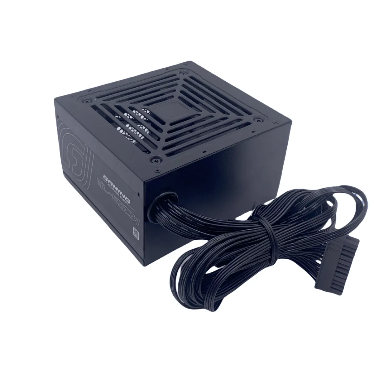 คอมพิวเตอร์เกม ATX PSU พาวเวอร์ซัพพลาย200W/250W/300W/400W/500W คอมพิวเตอร์ ATX ปรับแต่ง PSU ด้วยพัดลมระบายความร้อนสีดำ