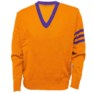 Custom v <b>neck</b> pullover <b>high</b> quality custom <b>mens</b> knitwear - Product Image 1