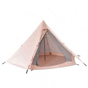 <b>Hot</b> <b>Tents</b> with <b>Stove</b> Jack Wind-Proof Warm Winter Canvas Aluminium Pvc Outdoor Pyramid Camping <b>Tent</b> - Product Image 4