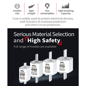 ฟิวส์เซรามิกทองแดงชนิด H 100 แอมป์ 400A รุ่น Nh00 Nh1 <span class=keywords><strong>Nh2</strong></span> <span class=keywords><strong>Nh3</strong></span> - Product Image 2