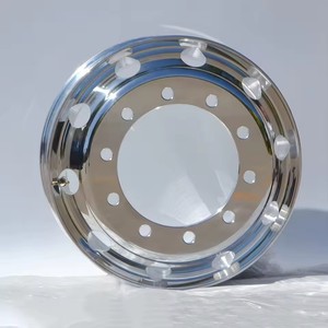 Tùy chỉnh giả mạo xe tải bánh xe vành nhôm hợp kim bánh xe 16 17 17.5 19.5 22.5 24 inch sơn đen sâu lõm giả mạo xe tải bánh xe - Product Image 2