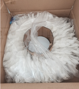 Lustre de penas com pingente, novo design de luxo estilo nórdico moderno, luminária suspensa, para sala de estar e quarto - Product Image 5