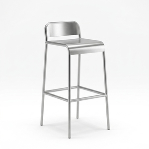 <span class=keywords><strong>Tabouret</strong></span> <span class=keywords><strong>de</strong></span> <span class=keywords><strong>bar</strong></span> personnalisable en acier inoxydable, couleur naturelle, style minimaliste industriel, pour café ou comptoir <span class=keywords><strong>de</strong></span> <span class=keywords><strong>bar</strong></span>, restaurant - Product Image 1