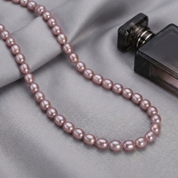 Collier de perles d'eau douce Edison à haute brillance, en argent 925, qualité AA, bijoux pour femmes, cadeau