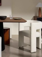 Sillón de Salón de Diseño Nórdico, Moderno, Minimalista, de Lujo, con Tapicería Roja, Creativo, Individual, para Descanso
