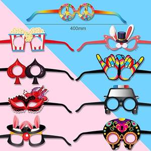 Lunettes de fête cadre lunettes drôles accessoires <span class=keywords><strong>Photo</strong></span> mascarade pour enfant adultes Halloween carnaval - Product Image 2