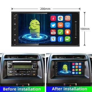 7inch 1024*600 xe Stereo cho TOYOTA đài phát thanh DIN đôi âm thanh Android Car DVD Player <span class=keywords><strong>GSP</strong></span> Navigator - Product Image 3