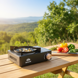 Estufa <span class=keywords><strong>de</strong></span> Camping Portátil <span class=keywords><strong>de</strong></span> Inyección Directa Infrarroja <span class=keywords><strong>de</strong></span> Alta Potencia <span class=keywords><strong>de</strong></span> 6600W, 7 Quemadores Silenciosos <span class=keywords><strong>de</strong></span> Cobre, Doble Anillo Cortavientos - Product Image 2